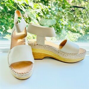 You’re Looking Frye, Girl ~ {Frye & Co. Leather Platform Sandals}